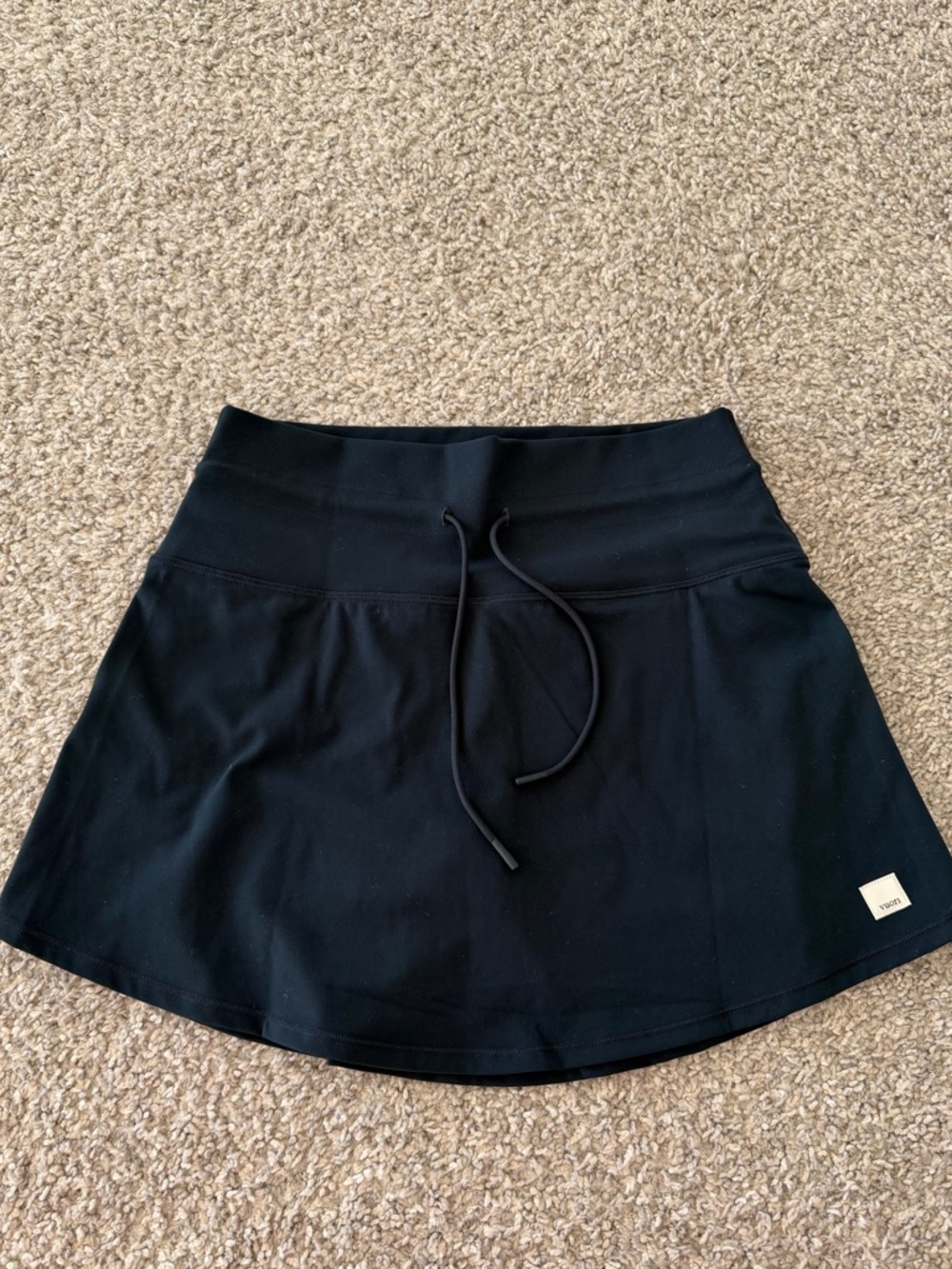 Vuori Navy Drawstring Active Skirt